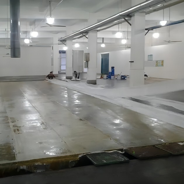 濮阳防腐蚀地坪,环氧玻纤地坪，玻纤工业地坪，环氧玻纤布地坪,乙烯基玻纤布地坪产品图3