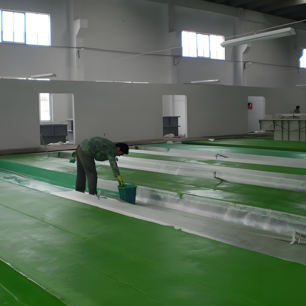 濮阳防腐蚀地坪,环氧玻纤地坪，玻纤工业地坪，环氧玻纤布地坪,乙烯基玻纤布地坪产品图1
